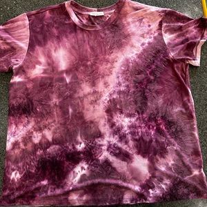 Socialite 1x Tie-dye Pink/Purple Top
